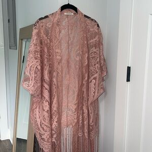 BEAUTIFUL pink Shawl
